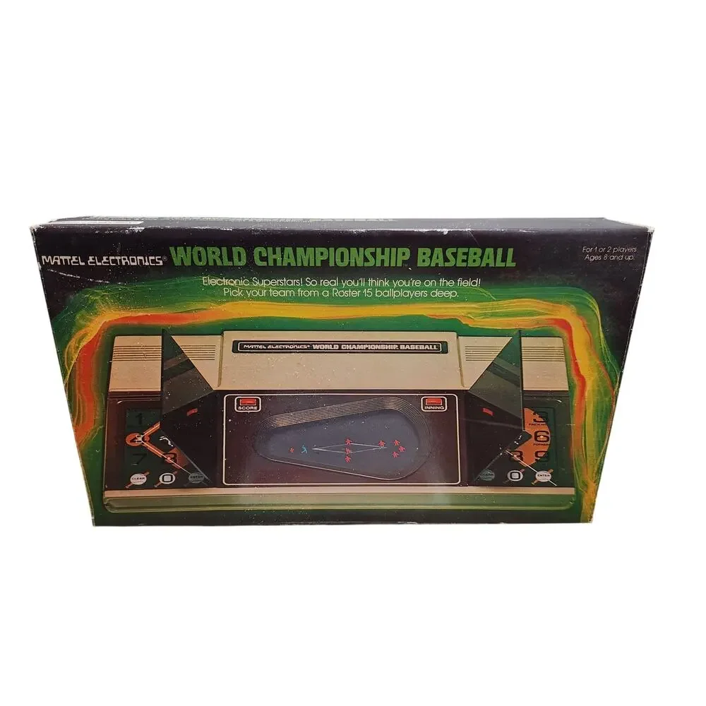 1980 Mattel Electronics World Championship Baseball Handheld Game 3201 WORKING